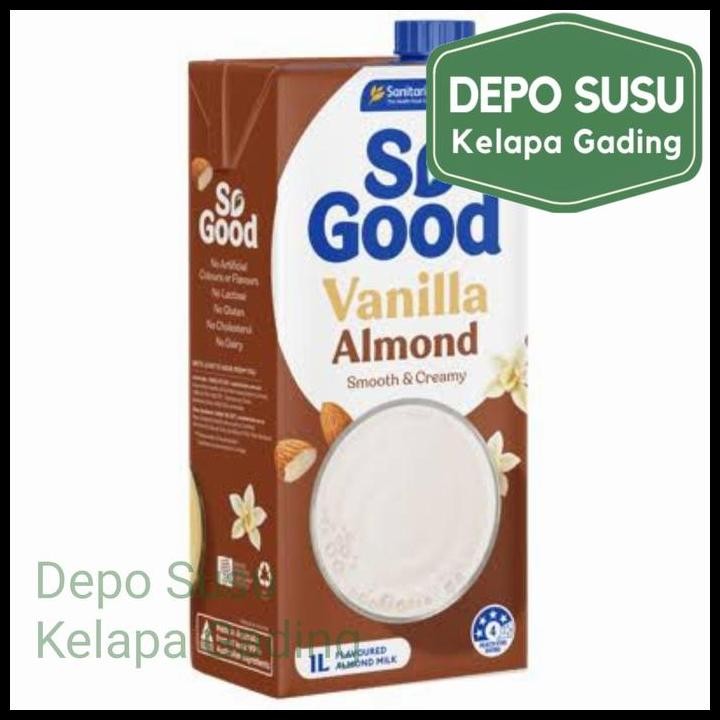 

Terlaris Sanitarium So Good Almond Milk Original / Unsweet | Susu Almon Sehat Good Quality