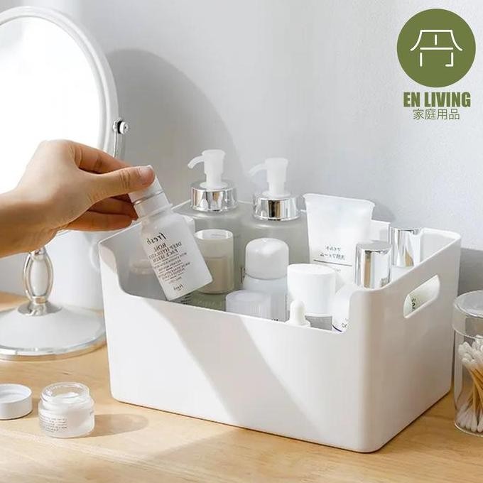 

Terlaris En Living Opening Storage Box Large White / Kotak Multifungsi / Kotak