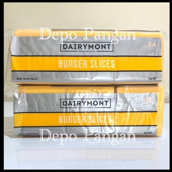 

Terlaris Dairymont Red Cheddar 1 Kg / Keju Burger Slice / Red Burger Slice Good Quality