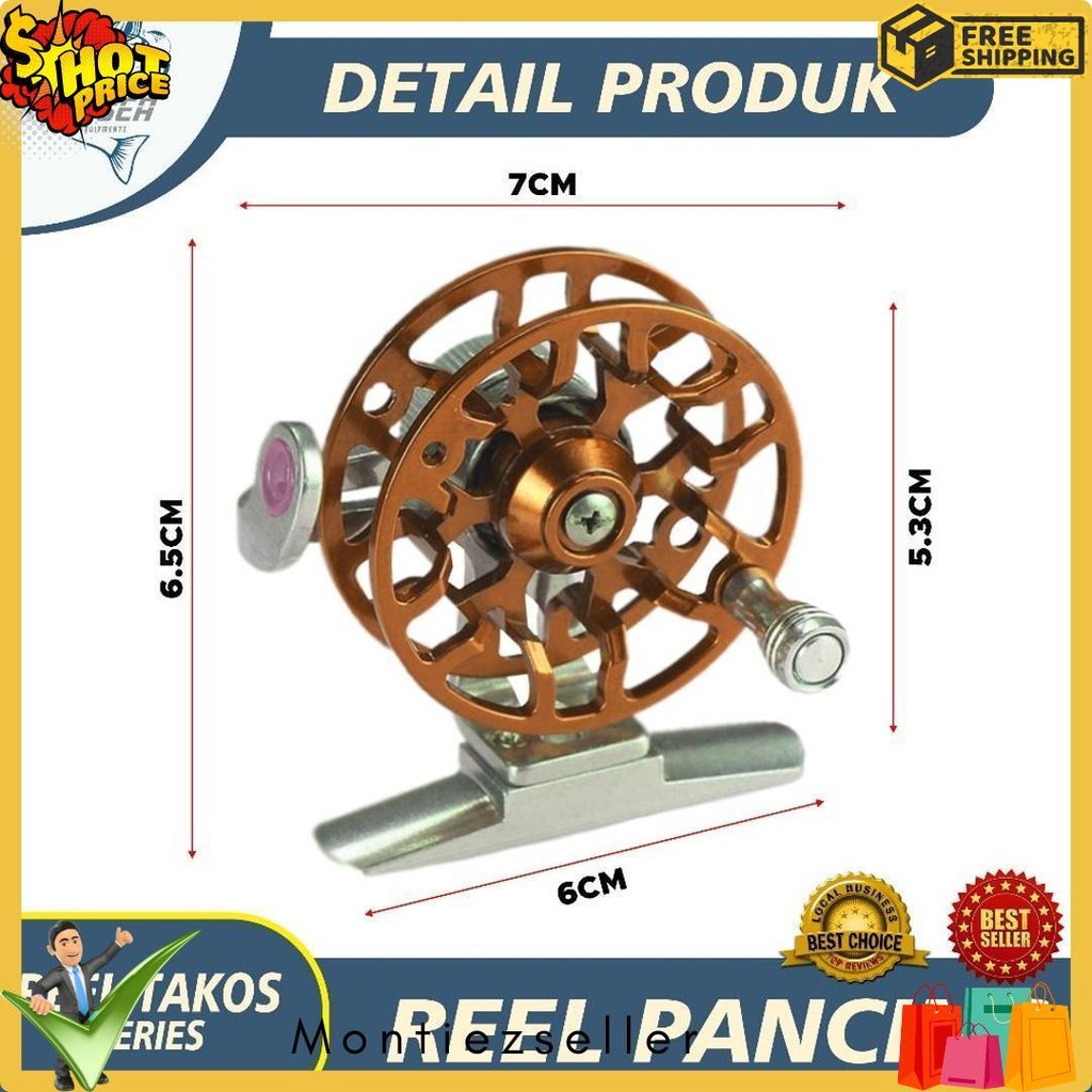 Aquasea Reel Pancing Tokos Katrol Kerekan Pancing Fishing Material Full Metal Reel Tokos Fd50 Terlar