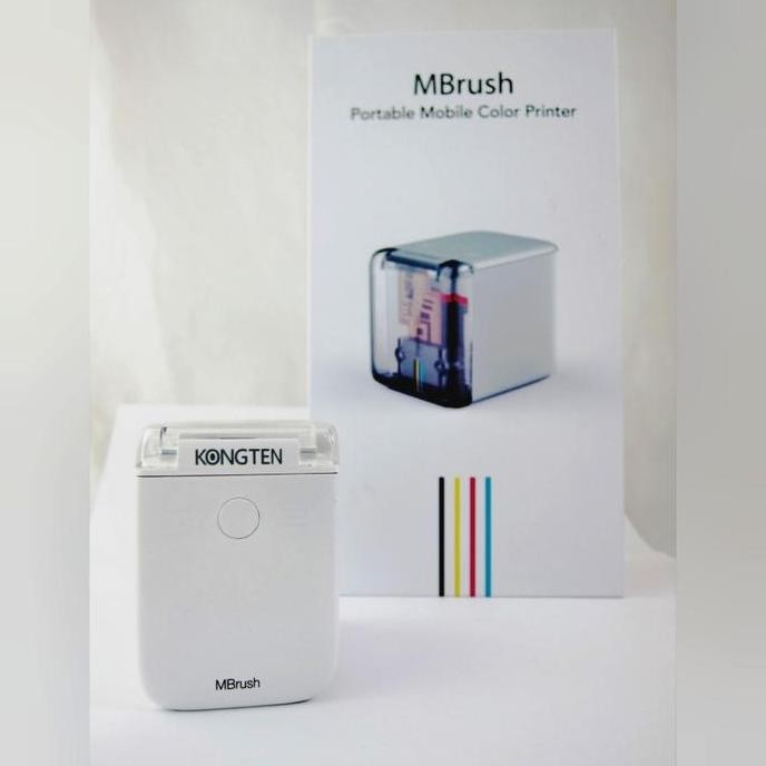 Mbrush Kongten Handheld Printer Portable Mini Inkjet Printer Color New Stok