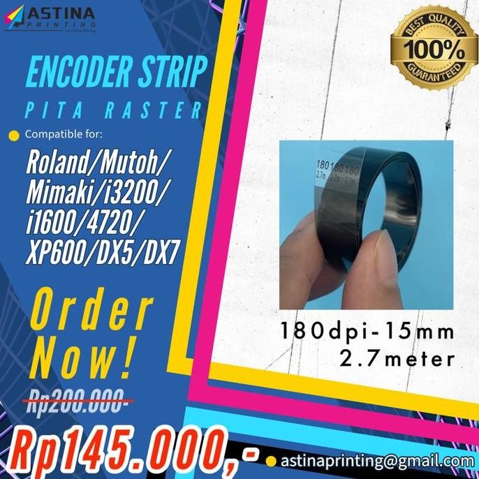 Enr Strip 2.700Cm 2.7M 180Dpi-15Mm H9730 Xp600/Dx5/Dx7/I3200/4720 New Stok