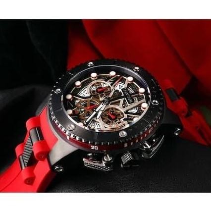 Tersedia JAM TANGAN PRIA QUANTUM HUNTER HNG535.658 BLACK RED ORIGINAL