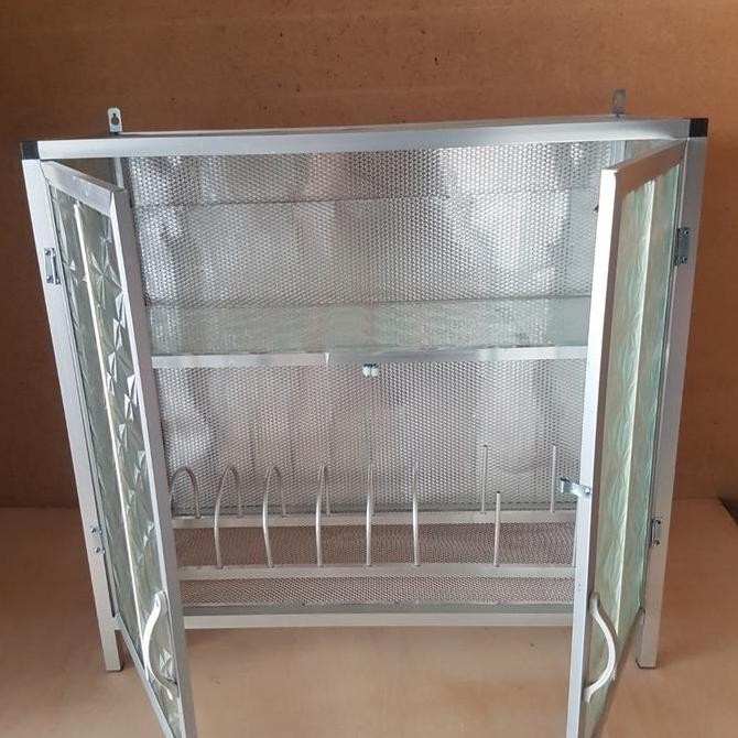 Rak Piring Rak Gantung Rak Sayur Minimalis Aluminium