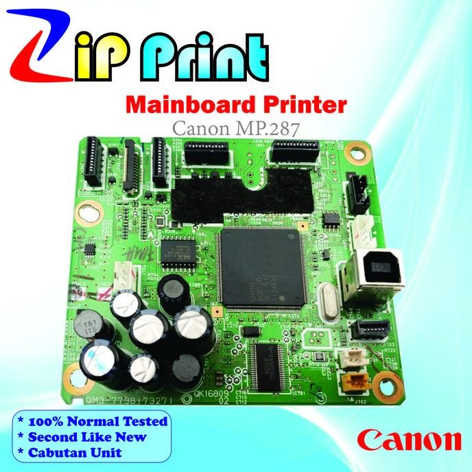 Mainboard Printer Canon Mp287 Original Cabutan Board Motherboard Mp287 New Stok