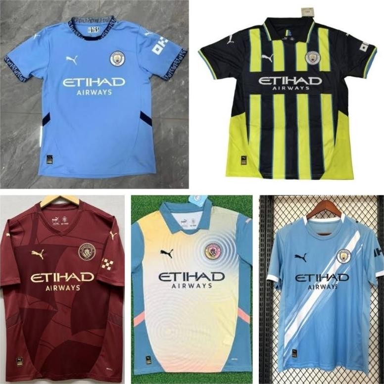 Import Jersey bola  M A N C H E S T E R   C I T Y CITY Home Away 3rd 2025/2026 2024/2025 Ing ZU 24/2