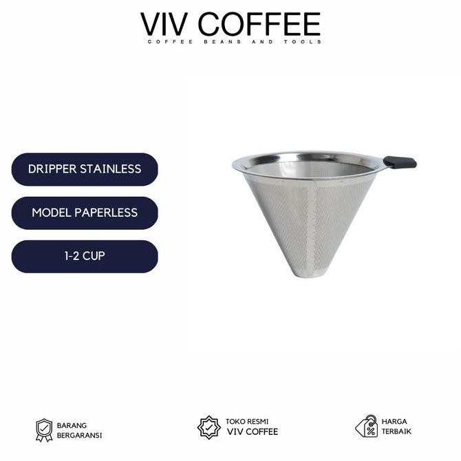 V60 Dripper Stainless Steel