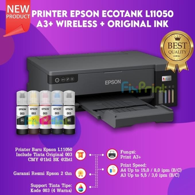 Grosir Printer Epson A3 L1300 4 Warna / L1800 6 Warna Printer A3+ Garansi