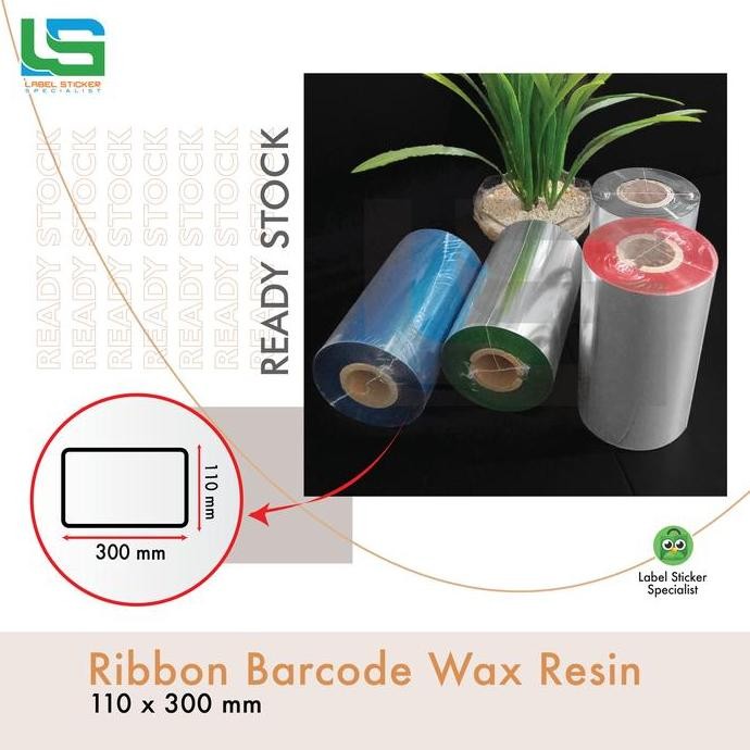 

Ribbon Bar Face Out Warna 110X300 Mtr Ribbon Wax Resin 110X300M New Stok