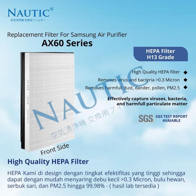 Samsung Hepa Filter Air Purifier Ax34 Ax40 Ax60 Ax330 Ax5000