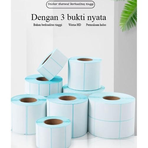 

Jual Stiker Kertas Thermal / Thermal Label / Kertas Barcode Doff Tidak Mengkilap