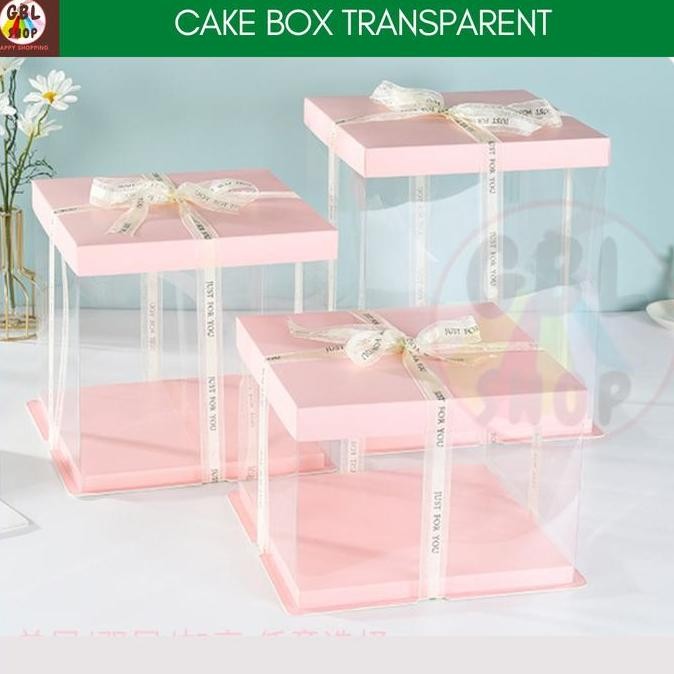 

Kotak Mika Kue Ulang Tahun 26X26X18 Birthday Cake Box ( 5 Pcs )