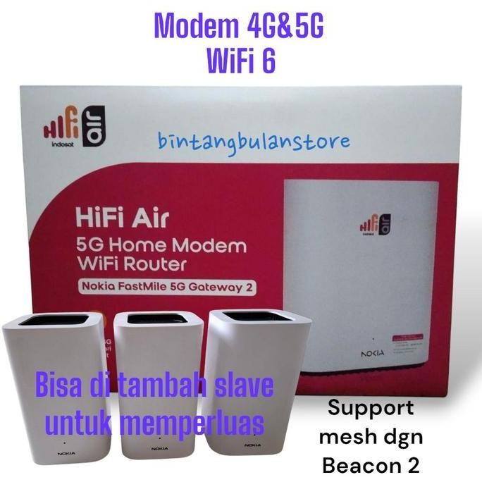 TERBARU - Modem Unlock All Operator Nokia 5G Fastmile gateway 2 Cat 19 WiFi6