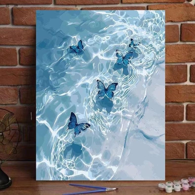 

40x50cm Canvas Paint By Number Kit Digital Oil Painting DIY Painting kit Lukisan AST