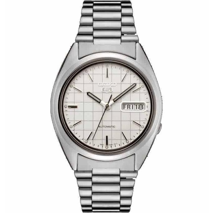 Grosir Seiko 5 Snxf05K1 Full Silver White