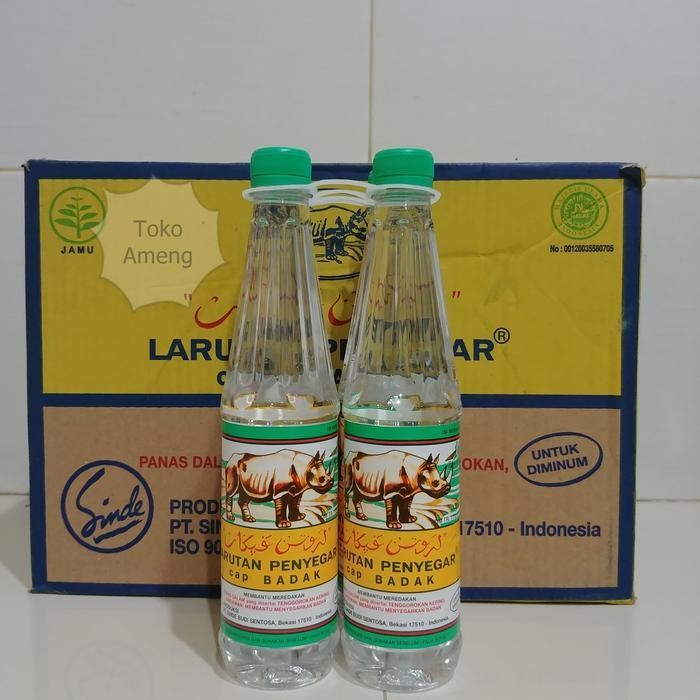 

Larutan Botol Besar Cap Badak 500ml - 1 Dus (24 pcs) Ori!!