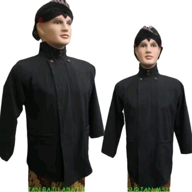 baju surjan hitam polos GM