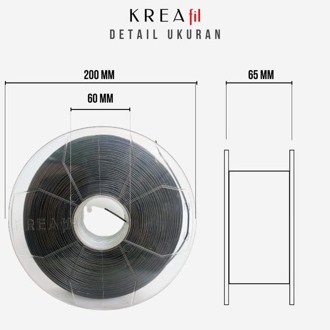 Bundling Kreafil Abs Filament + Filament Storage Bag New Stok