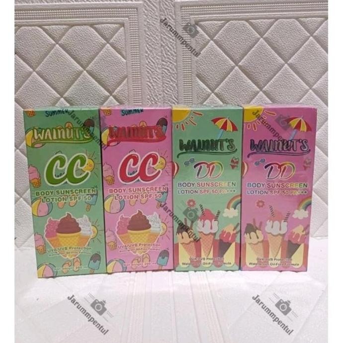 TERLARIS - DD Walnut Body Sunscreen Lotion SPF50 PA+++ - DD Body Sunscreen Lotion