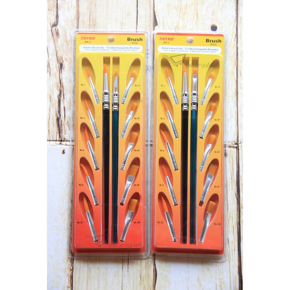 

Brush | Kuas Cat Air | Cat Minyak | Lukis | Acrylic Joyko BR-2 AST