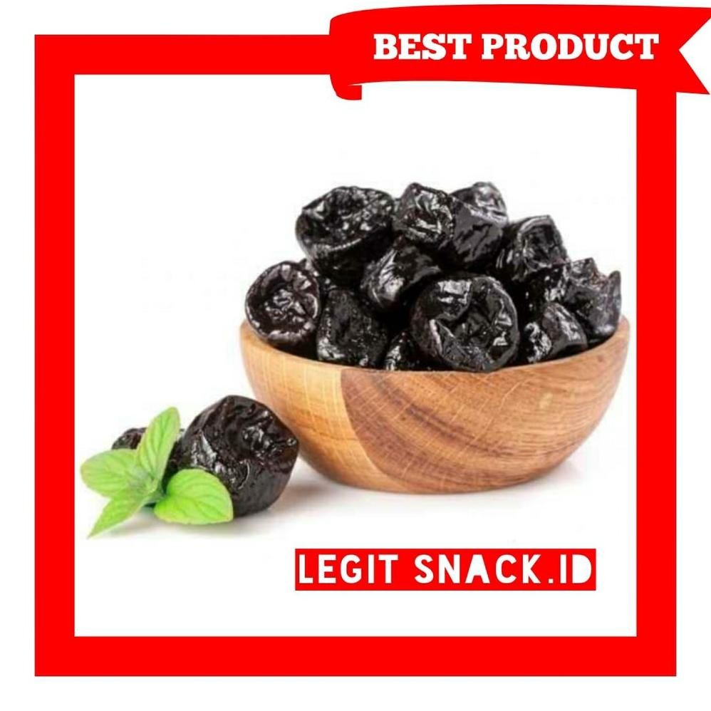 

Buah Plum Hitam Basah Manisan Tanpa Biji 250 Gram