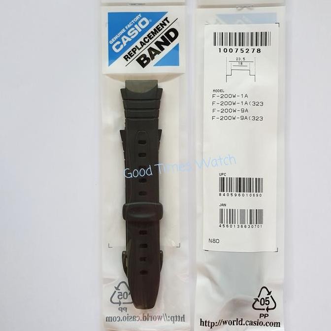 Sale Strap Casio F-200W / F 200W F 200 Casio Original