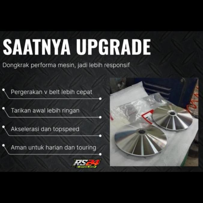 Rumah Roller Bubut Custom Vario 110 Karbu Kode KVB Pulley Racing Bubut Drajat, Sudah kerok Jalur