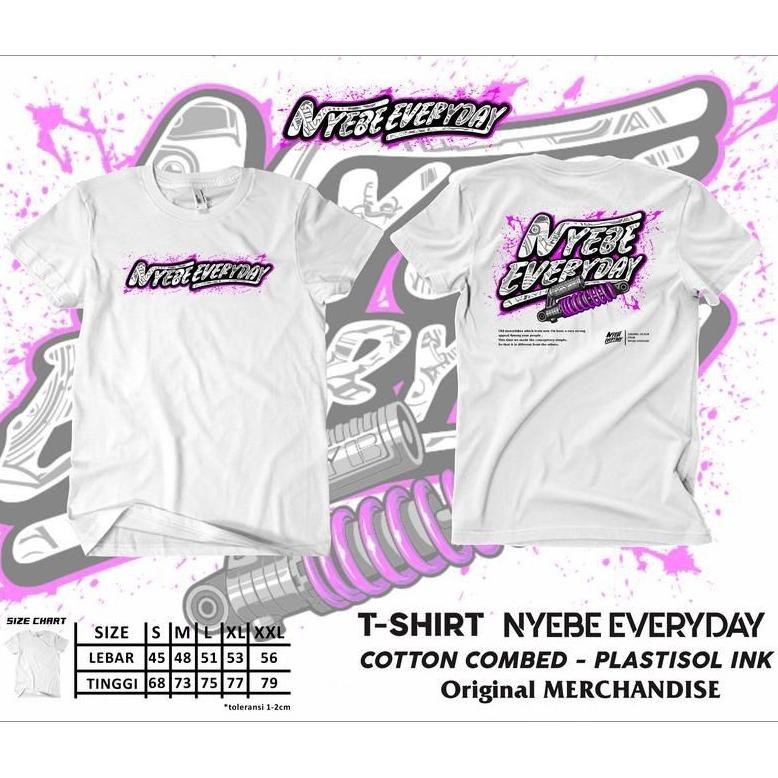 Promo T-Shirt Nyebe Everyday - Kaos Racing Herex Kaos Cb Herex Mp Tiger