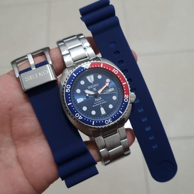 Grosir Jam Tangan Automatic Seiko Prospex Padi Diver Fullset Box & Rubber