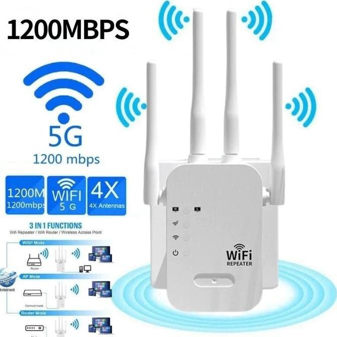 TERBARU - Penguat Sinyal Wifi 300M WIFI Repeater Wireless Wifi Range Extender Router Repeater Wifi 5