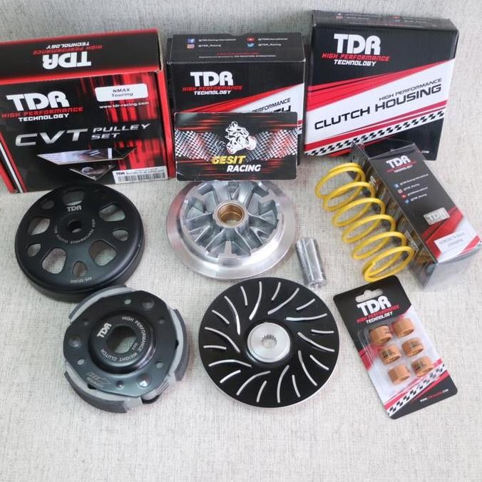 Paket Upgrade CVT New NMAX 2020 TDR Kampas Ganda - Roller -Pulley-Per
