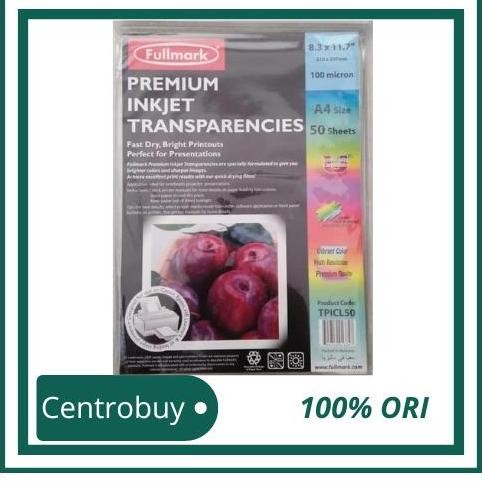 

NEW Fullmark Premium Inkjet Paper Transparencies A4