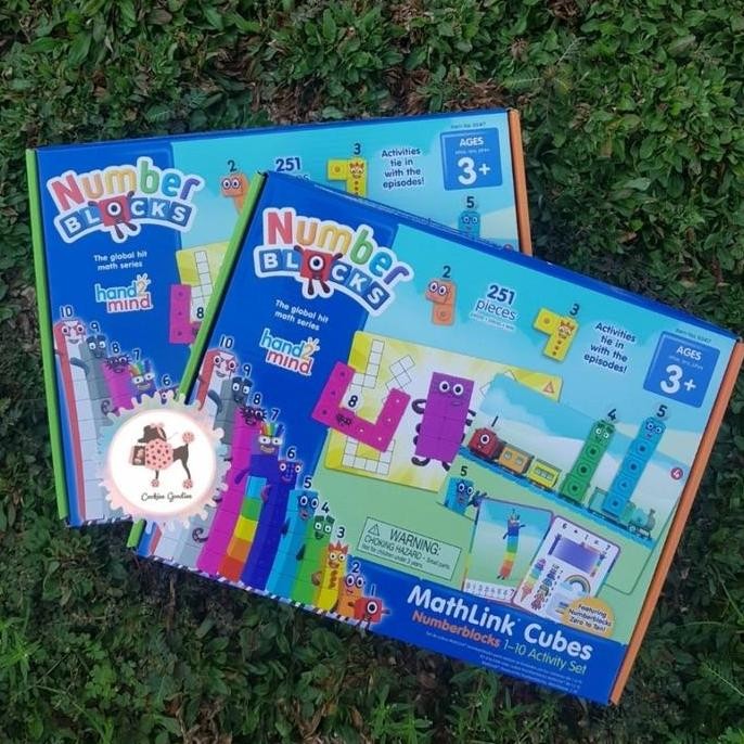 hand2mind Mathlink Cubes Numberblocks 1-10 Activity Set