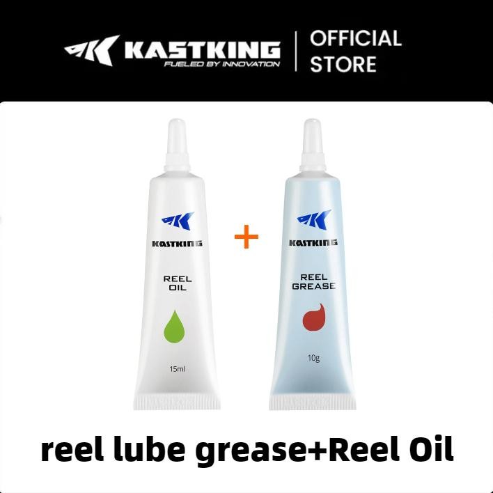 [OFFICIAL] KastKing Reel Oil 15ml + Grease 10g, Bearing Oil+Gear Grease, reel lube pelumas minyak re