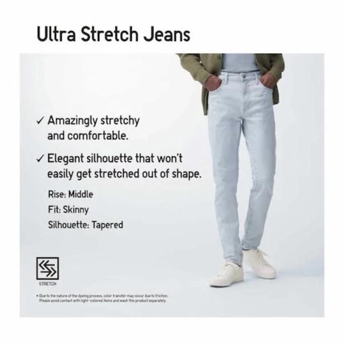 Sale Uniqlo Slim Fit Jeans Original/Sale Celana Jeans Slim Fit Stretch Uniqlo Original (Best Quality