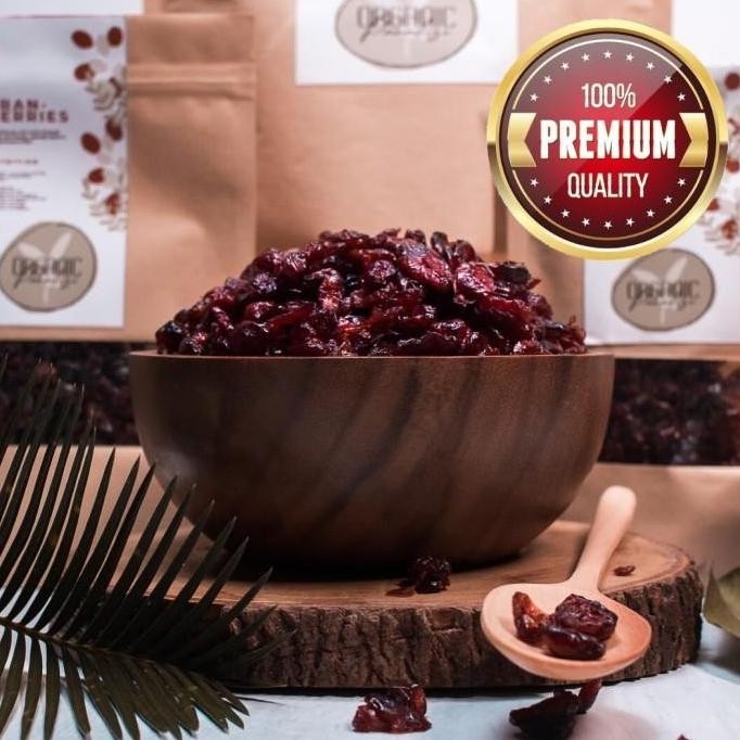 

Dried Cranberry 1 Kg / Buah Kranberri Kering 1 Kg Import Usa Organic Paradise