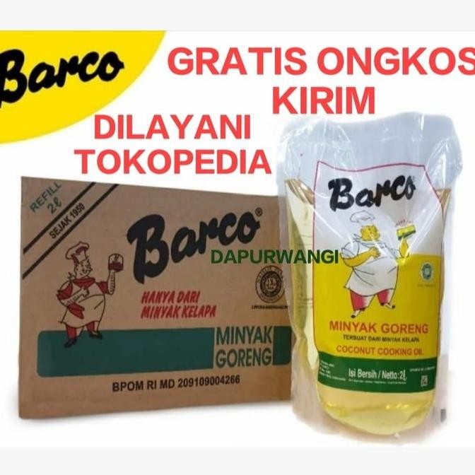 

BARCO Minyak Goreng Kelapa Murni Coconut Cooking Oil 2 Liter HM