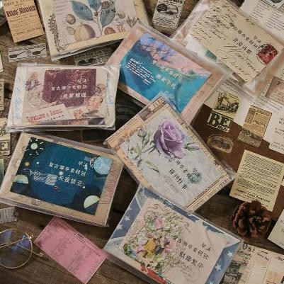 

Kertas Hias Scrapbook Journal Set Kit ISI 200 PCS TERLENGKAP TERMURAH Journal Journalling Deco Paper Gwiyeo AST