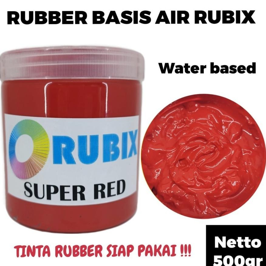 

CAT SABLON RUBBER GL PASTA CAT AKRILIK WARNA SUPER RED 500GR AST