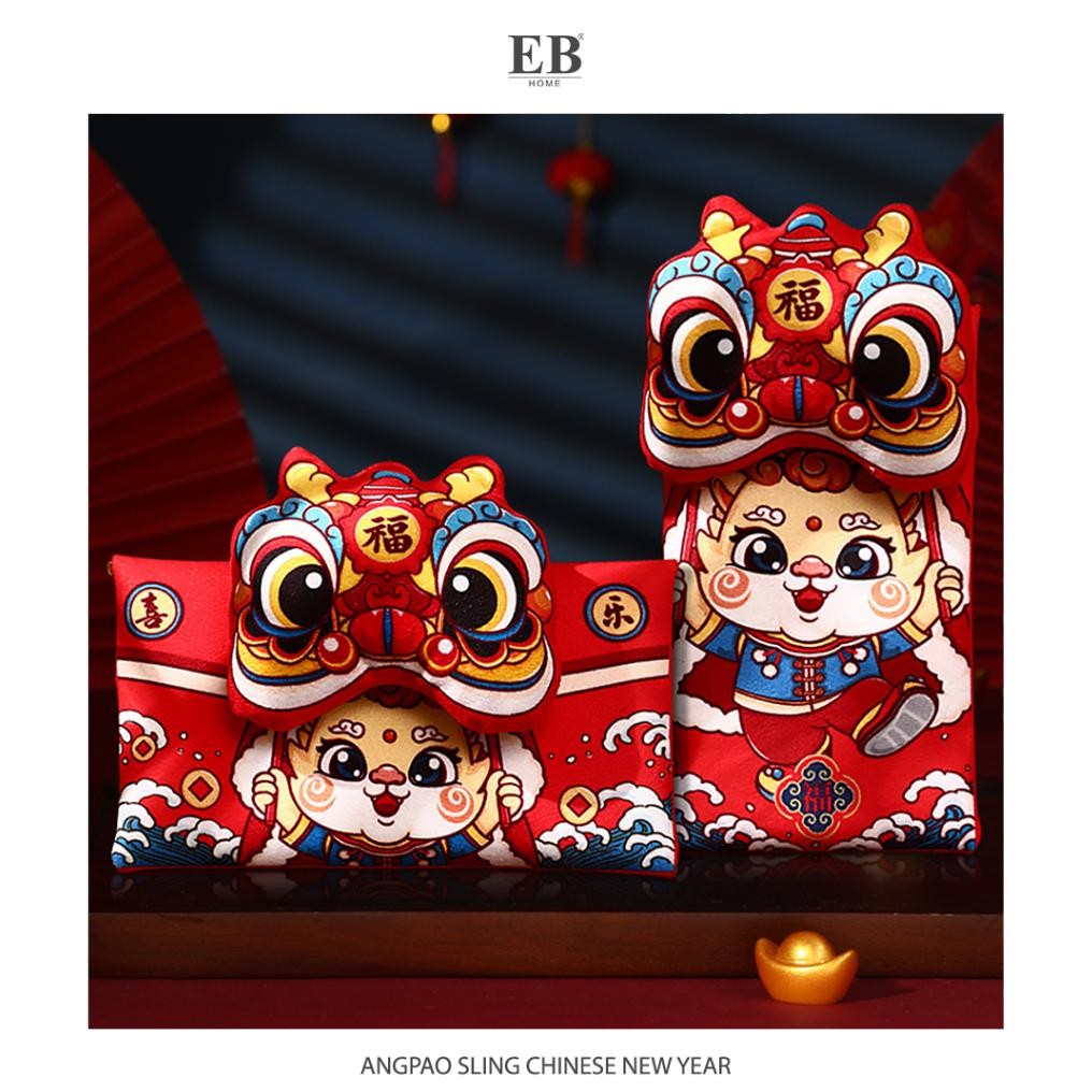 

Amplop Angpau Imlek CNY Unik Premium / Angpao Sling Chinese New Year EB Home 4212 AST