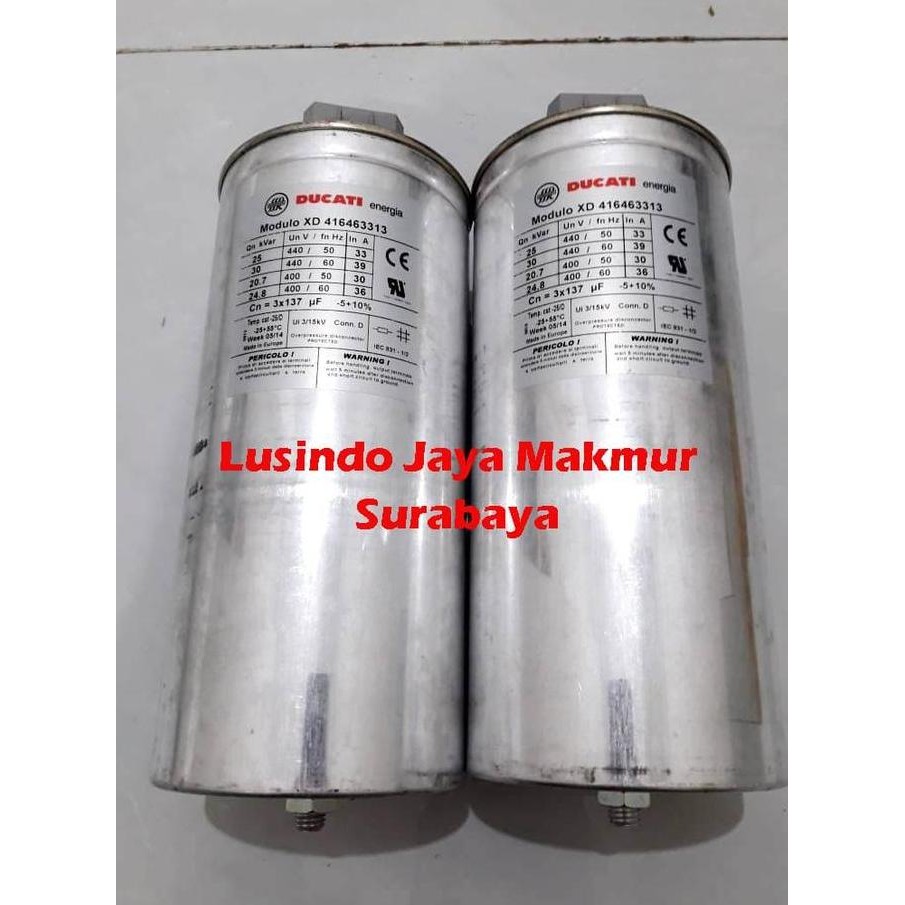 Promo Kapasitor 440 Vac / 25 Kvar Ducati / Capacitor Bank / 440Vac 25Kvar