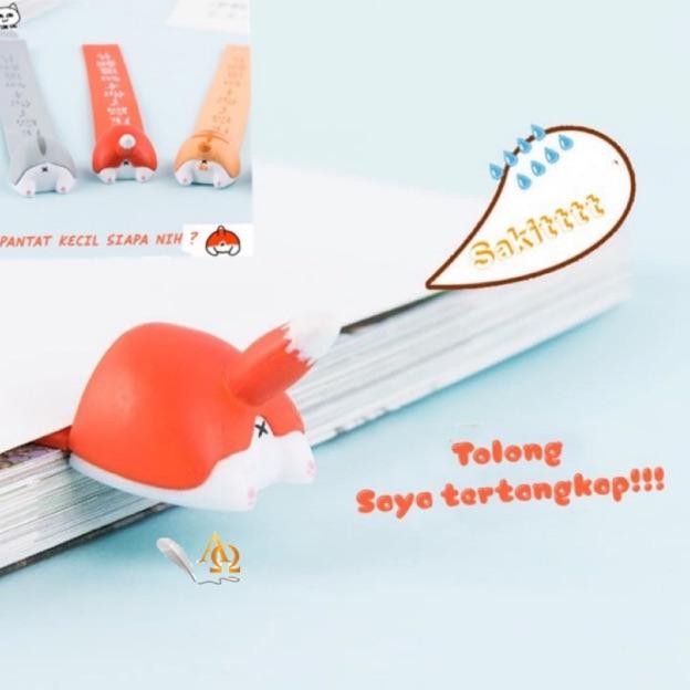 

Pembatas Buku Unik / Bookmark Edisi Ekor Animals Imut Lux Limited AST