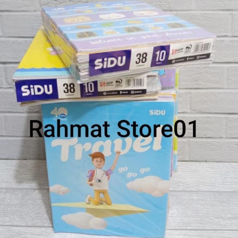 

promo 1pak buku SIDU isi 38lembar AST