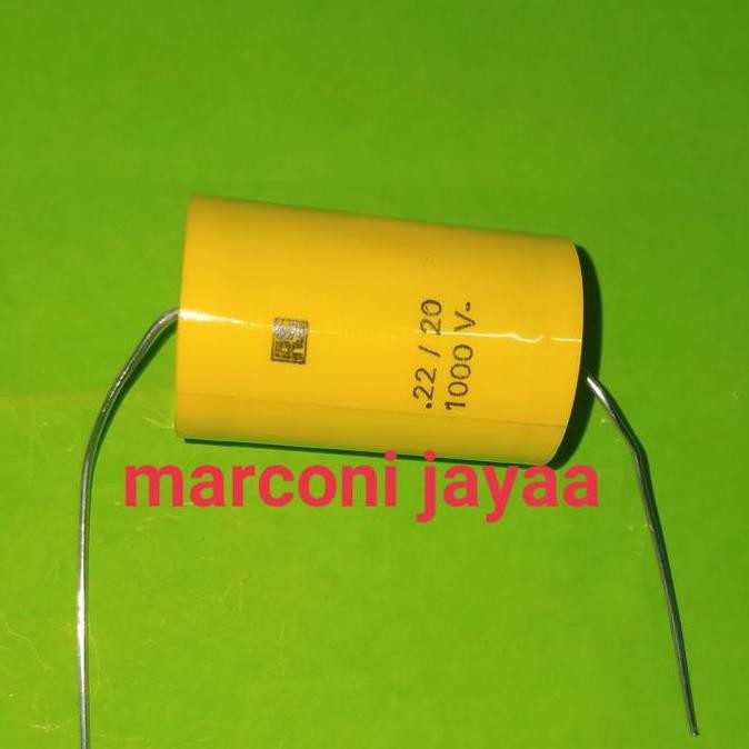 Grosir Kapasitor Axial 0,22Uf 1Kv 31X20 Rs