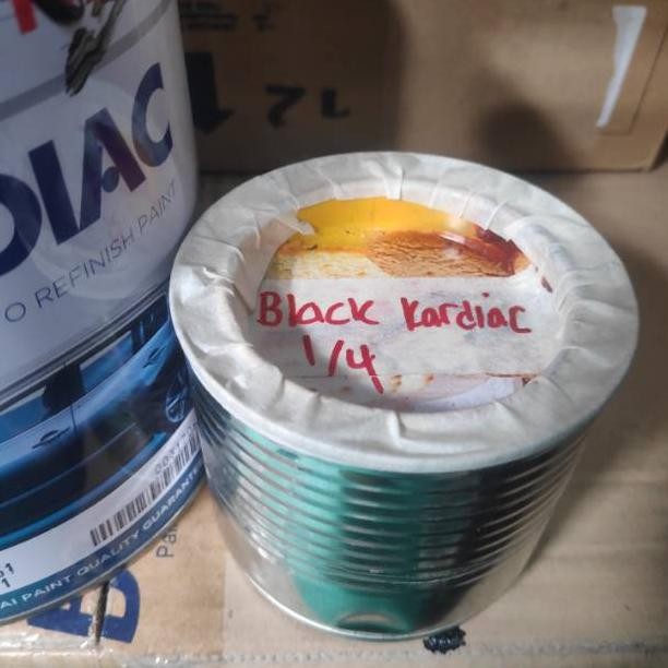 

Kardiac black - cat hitam gloss 1/4 AST