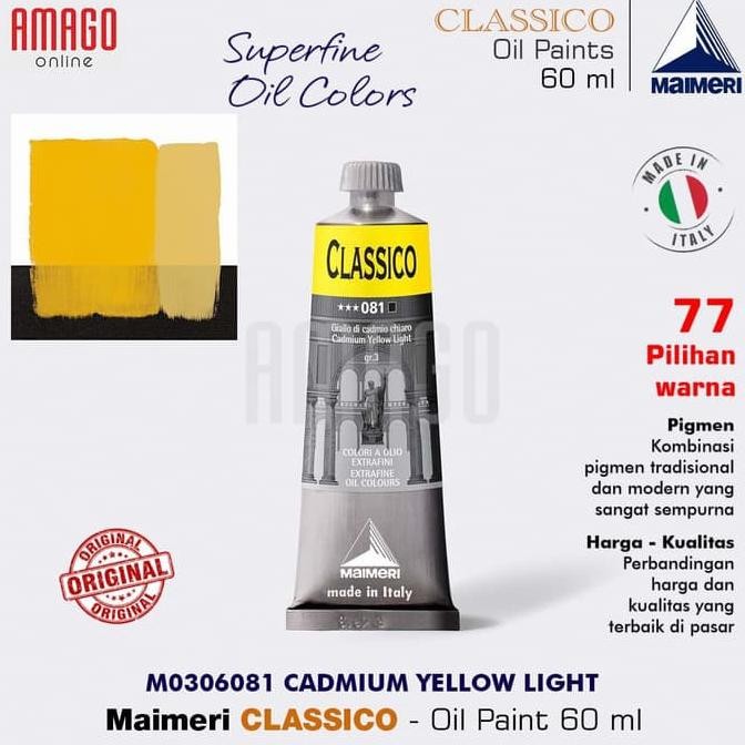 

MAIMERI Classico - Oil Paint - Cadmium Yellow Light - 60ml - M0306081 AST
