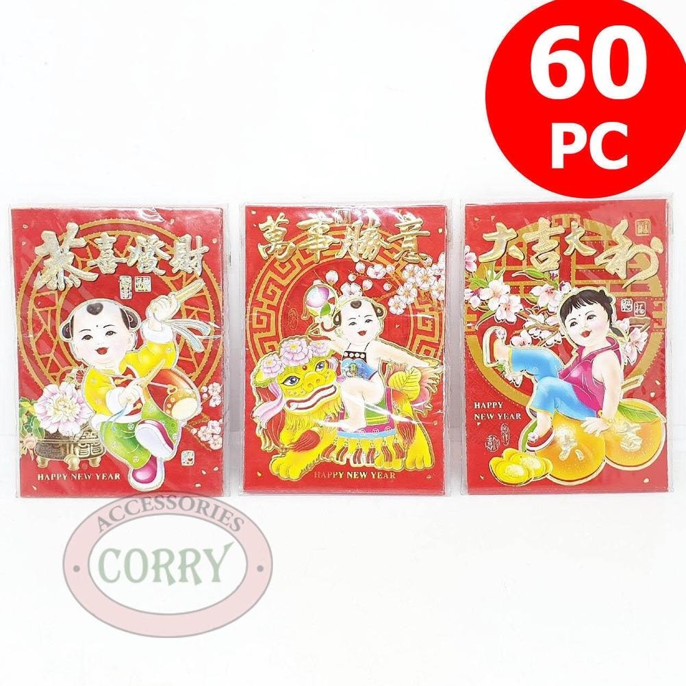 

Angpao Imlek Gambar Anak Isi 60 Pc Grosir Merah 10 Cm Bulk Angpau Sincia AST