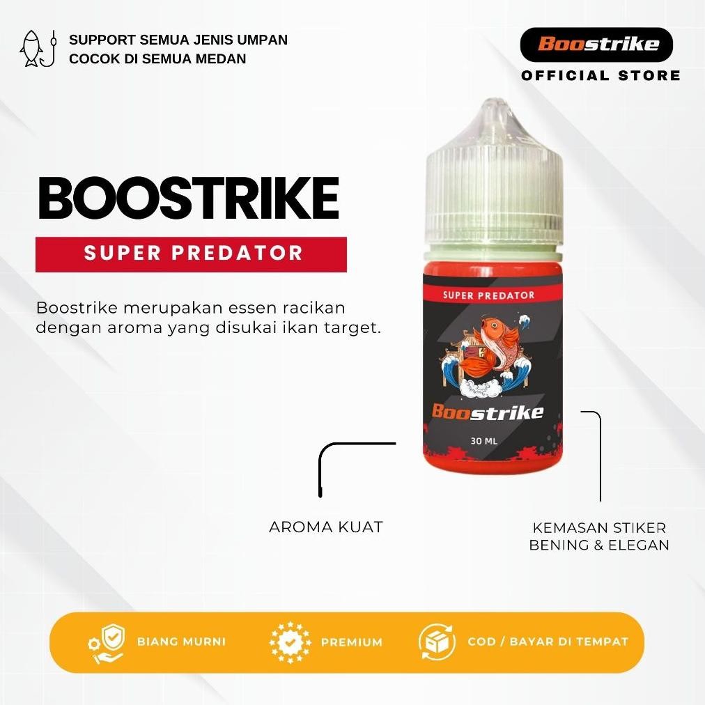 Essen Oplosan Umpan Mancing Ikan Baung Paling Jitu - Essen Boostrike Super Predator 30ml