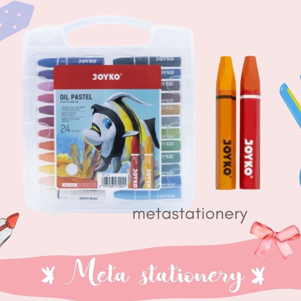 

Oil Pastel / Krayon Minyak Joyko / 24 Warna / Colors AST