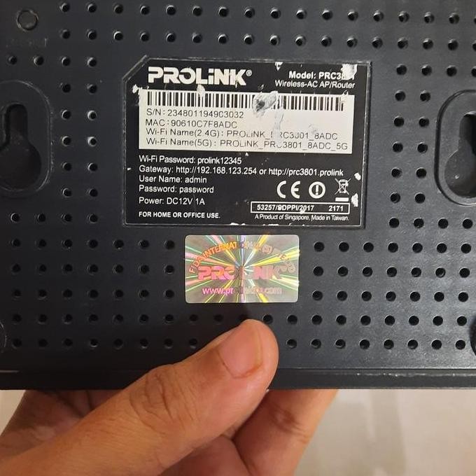 Prolink Prc3801 Dual Band New Stok